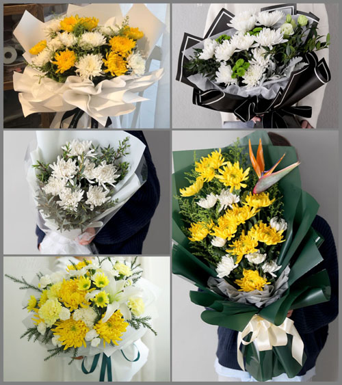 江西鹰潭月湖区交通街道白事花束代送